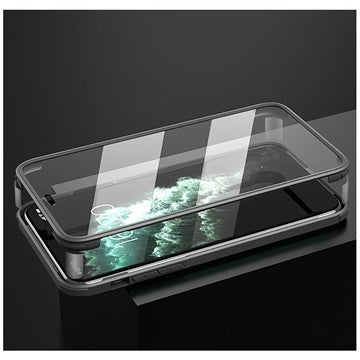 Shine&Protect 360 iPhone 11 Pro Max Hybrid Cover - Sort / Klar