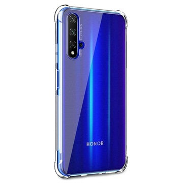 Stødtæt Huawei Nova 5T, Honor 20/20S TPU Cover - Gennemsigtig