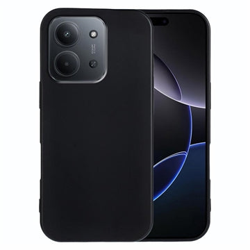 Xiaomi Redmi 15C 4G/Poco C85 4G Stødsikkert Silikone Cover - sort