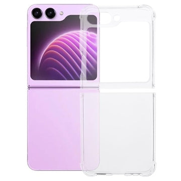 Samsung Galaxy Z Flip5 Stødtæt TPU Cover - Gennemsigtig