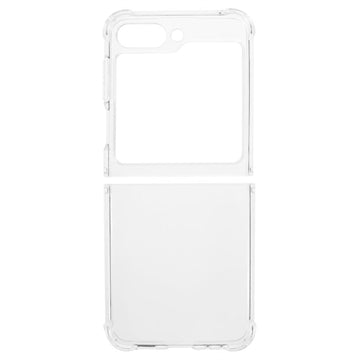 Samsung Galaxy Z Flip5 Stødtæt TPU Cover - Gennemsigtig