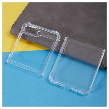 Samsung Galaxy Z Flip5 Stødtæt TPU Cover - Gennemsigtig