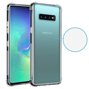 Stødtæt Samsung Galaxy S10+ TPU Cover - Gennemsigtig