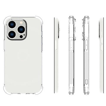 Stødsikkert iPhone 14 Pro TPU Cover - Gennemsigtig