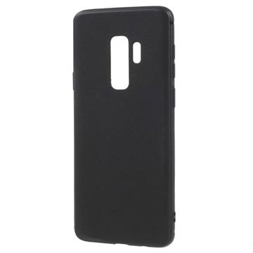 Samsung Galaxy S9+ Silikone Cover - Fleksibelt og Mat - Sort