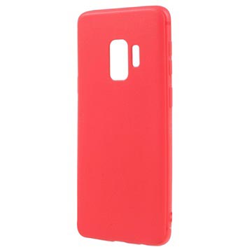 Samsung Galaxy S9 Silikone Cover - Fleksibelt og Mat - Rød