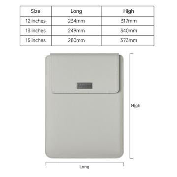 Slim Fit 3-i-1 universelt beskyttelseshylster til tablet/laptop - 13" - grå