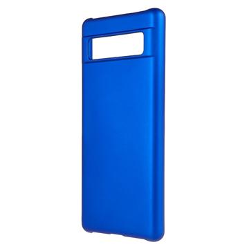 Google Pixel 7a Gummibelagt Plastik Cover - Blå