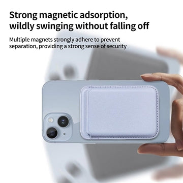 Slank magnetisk kortholder - MagSafe-kompatibel - lyslilla
