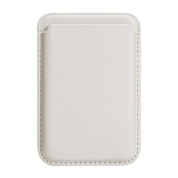 Slank magnetisk kortholder - MagSafe-kompatibel - hvid