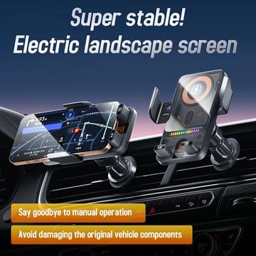 Smart Sensor biltelefonholder / 15W trådløs oplader - sort