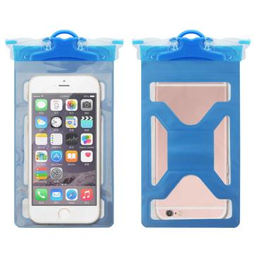 Blødt PVC Universal IPX8 vandtæt etui - 6.5" - mørkeblå