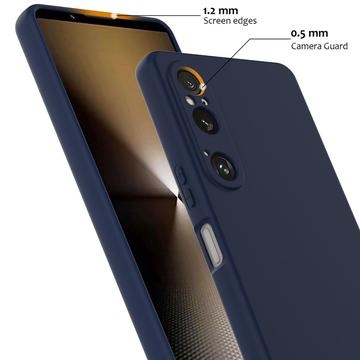 Sony Xperia 1 VI Liquid Silikone Cover - MagSafe Kompatibel - Mørkeblå