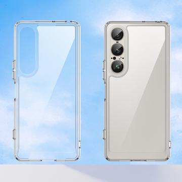 Sony Xperia 1 VII Anti-Stød Hybrid Cover - gennemsigtig