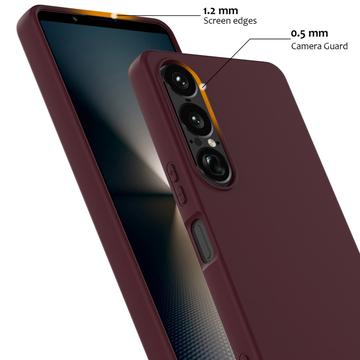 Sony Xperia 1 VII Liquid Silikone Cover - MagSafe Kompatibel - Vinrød
