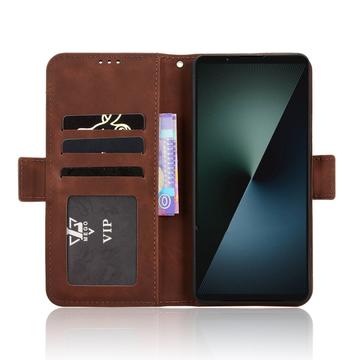 Sony Xperia 1 VIII Kortholder Pung Etui - Brun