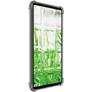 Sony Xperia 10 VI Imak Faldsikkert TPU Cover - Gennemsigtig Sort