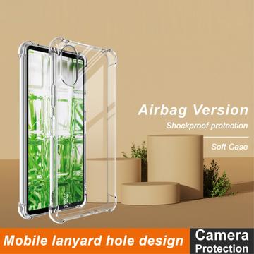 Sony Xperia 10 VI Imak Faldsikkert TPU Cover - Gennemsigtig