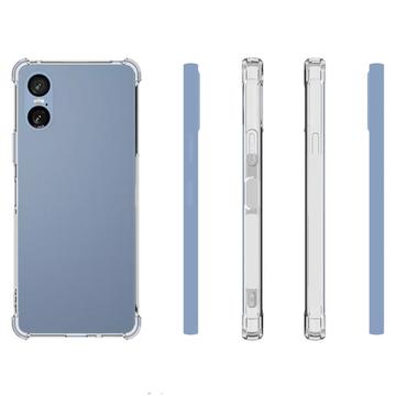 Sony Xperia 10 VI Stødsikkert TPU Cover - Gennemsigtig