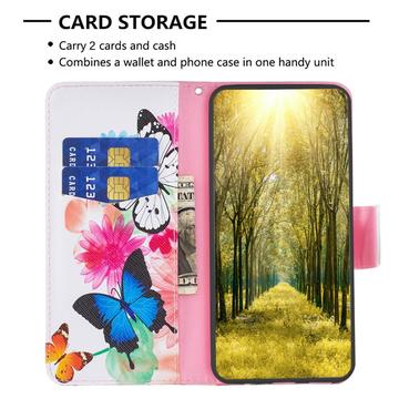 Sony Xperia 10 VI Wonder Series Pung - Hvid Blomster
