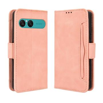 Sony Xperia 10 VII Kortholder Pung Etui - Pink