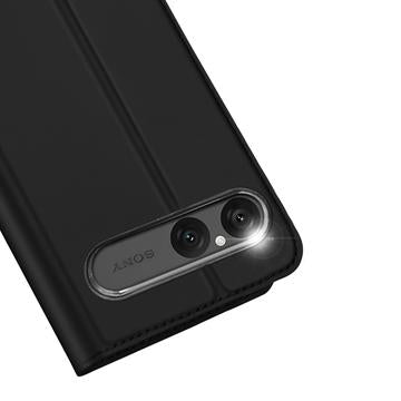 Sony Xperia 10 VII Dux Ducis Skin Pro Flip Cover - Sort