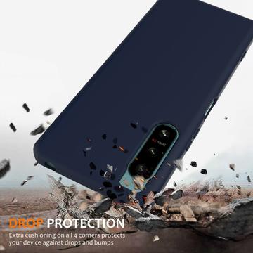Sony Xperia 5 IV Liquid Silikone Cover - MagSafe Kompatibel - Mørkeblå