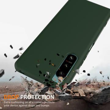 Sony Xperia 5 IV Liquid Silikone Cover - MagSafe Kompatibel - Mørkegrøn