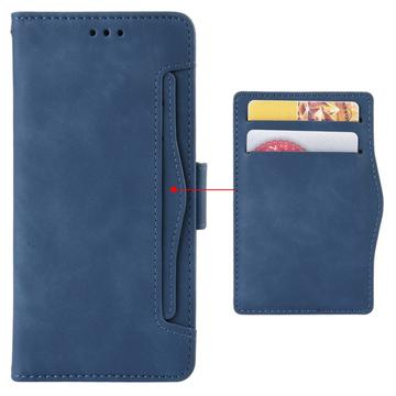 Sony Xperia 5 V Pung Cover med Kortholder - Blå