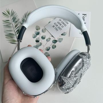 Sparkly Star 3-i-1 beskyttelsessæt til AirPods Max - Sølv
