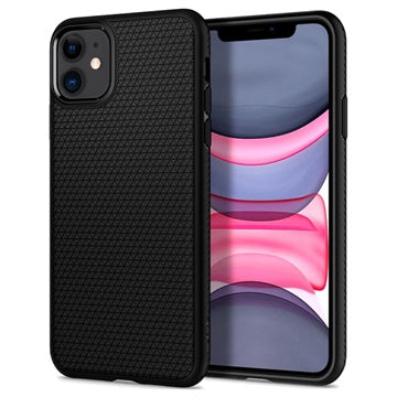 Spigen Liquid Air iPhone 11 TPU Cover - Sort
