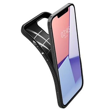 Spigen Liquid Air iPhone 12/12 Pro TPU Cover - Sort