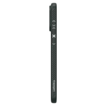 iPhone 15 Pro Max Spigen Liquid Air TPU Cover - Mørkegrøn