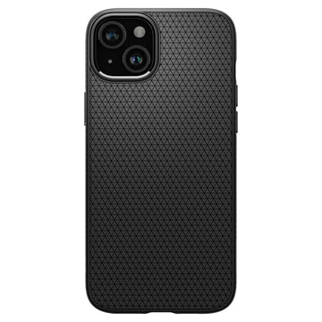 iPhone 15 Spigen Liquid Air TPU Cover - Sort