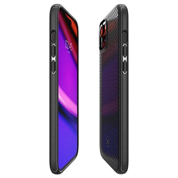 iPhone 15 Spigen Mag Armor Hybrid Cover - Mat Sort