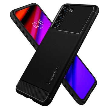 Spigen Rugged Armor Samsung Galaxy S21 FE 5G TPU Cover - Sort