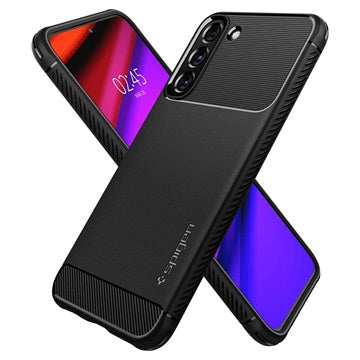 Spigen Rugged Armor Samsung Galaxy S22 5G TPU Cover - Sort
