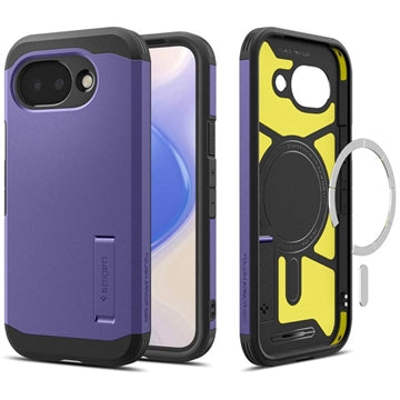 Google Pixel 10a Spigen Tough Armor Mag Cover - Lilla