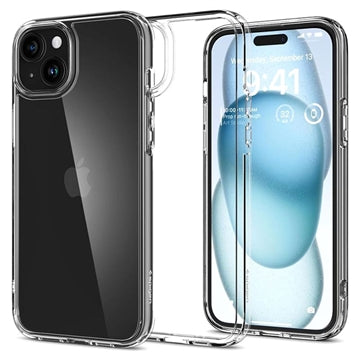 iPhone 15 Spigen Ultra Hybrid Cover - Krystalklar