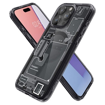 iPhone 15 Pro Spigen Ultra Hybrid Mag Cover - Sort / Zero One