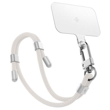 Spigen Universal strop sæt - Crossbody & håndledsrem Combo - Perle hvid