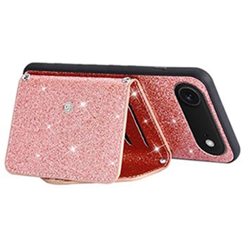 iPhone Air Stardust Cover med Kortholder - Pink