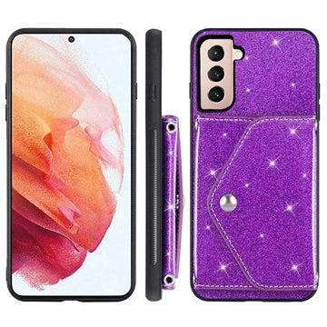 Stardust Samsung Galaxy S23 5G Cover med Kortholder - Lilla