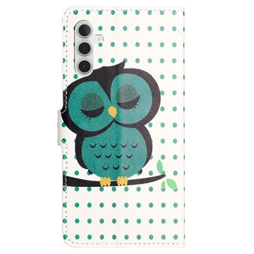 Samsung Galaxy A34 5G Style Series Pung Taske - Ugle