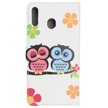 Style Series Samsung Galaxy A20e Cover med Kortholder - Ugler