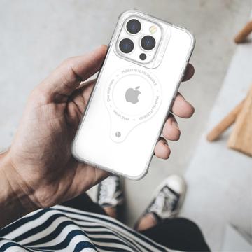 JTLegend DX Mag iPhone 14 Pro Hybrid Cover - Gennemsigtig