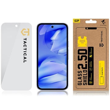 Google Pixel 9a Tactical Glass Shield 2.5D Hærdet Glas - Klar