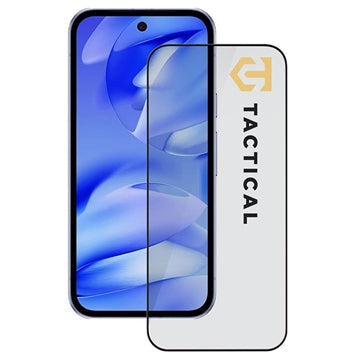 Google Pixel 9a Tactical Glass Shield 5D Skærmbeskyttelse Hærdet Glas - sort kant