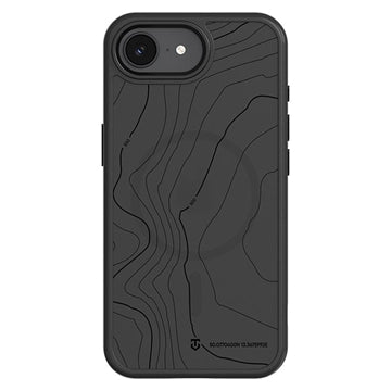 iPhone 16e/17e Tactical MagForce Hyperstealth Sika Hybrid Cover - MagSafe-kompatibel - Asfalt