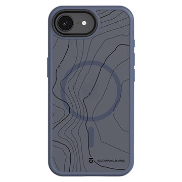 iPhone 16e/17e Tactical MagForce Hyperstealth Sika Hybrid Cover - MagSafe-kompatibel - Dybblå